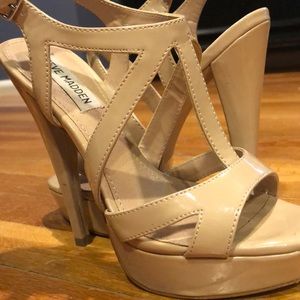Steve Madden nude heels